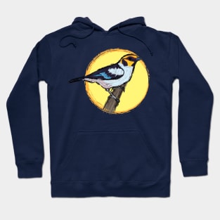 Artwork of a Flame-Faced Tanager II Hoodie